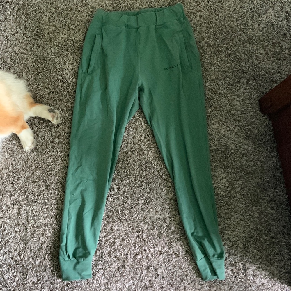 Green Alphalete Joggers